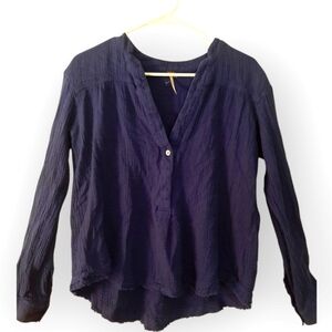 Free People Navy Blue Women's Top